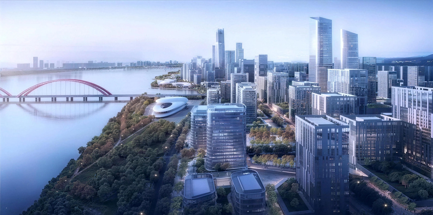 Pa&scaron;valdības materiālu piegādes projekts A daļai, I fāzes pa&scaron;valdības infrastruktūra sākuma zonā, Nanchang Jiulonghu New Town (ģenerāluzņēmējs: Shanghai Construction Group)
